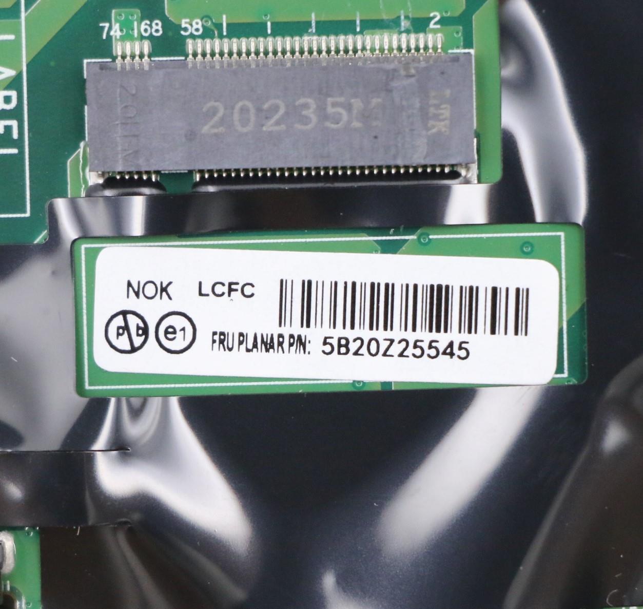 Lenovo BDPLANAR Motherboard, i7-10510U, Non-vPro - 5B20Z25545