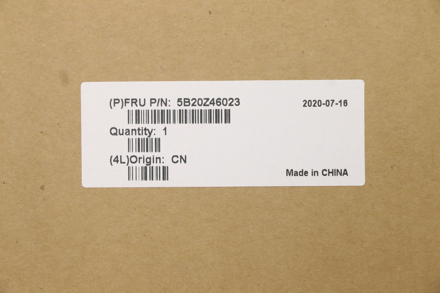 Lenovo Motherboard i7-10610U, 8GB, VP Windows DPK - 5B20Z46023