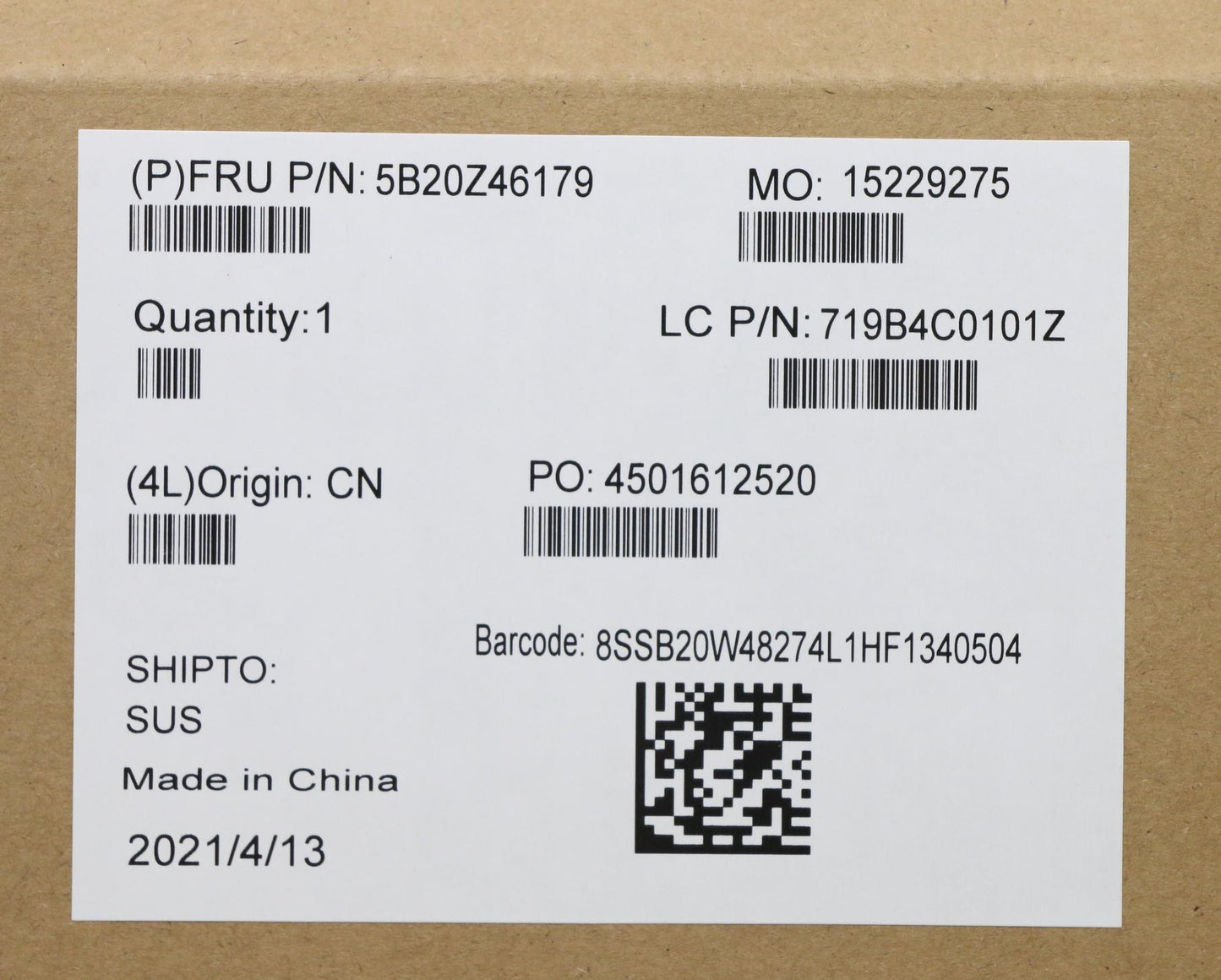 Lenovo Bdplanar Wini9-10885Hamtftpmna - 5B20Z46179