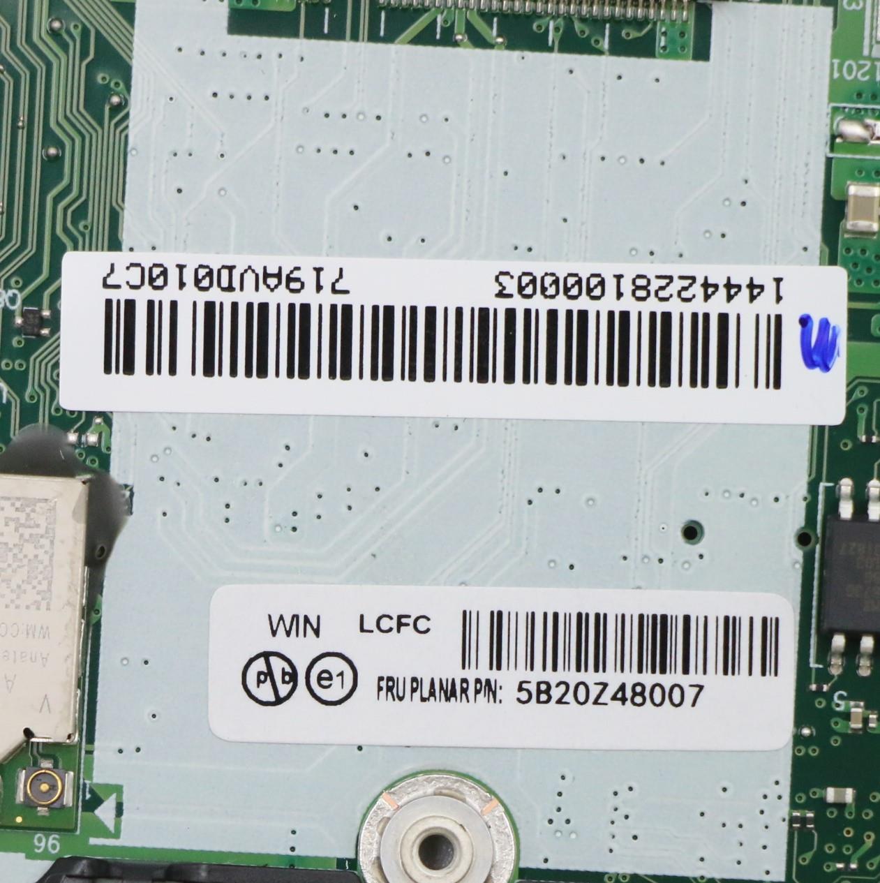 Lenovo Bdplanar I7-10610U 32G Vp Win - 5B20Z48007