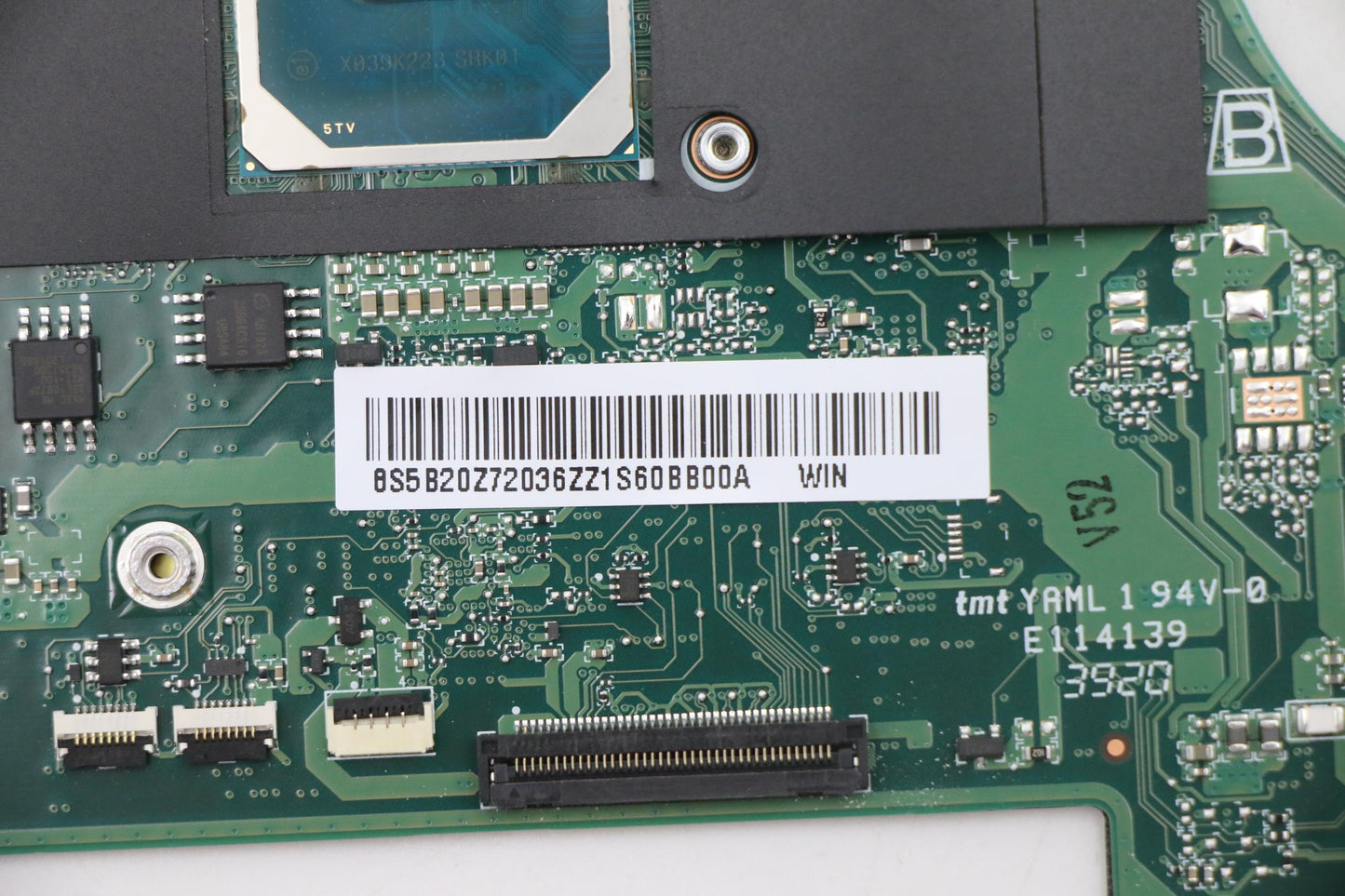 Lenovo Motherboard, i7-1165G7, UMA, 16GB RAM, Windows Compatible - 5B20Z72036