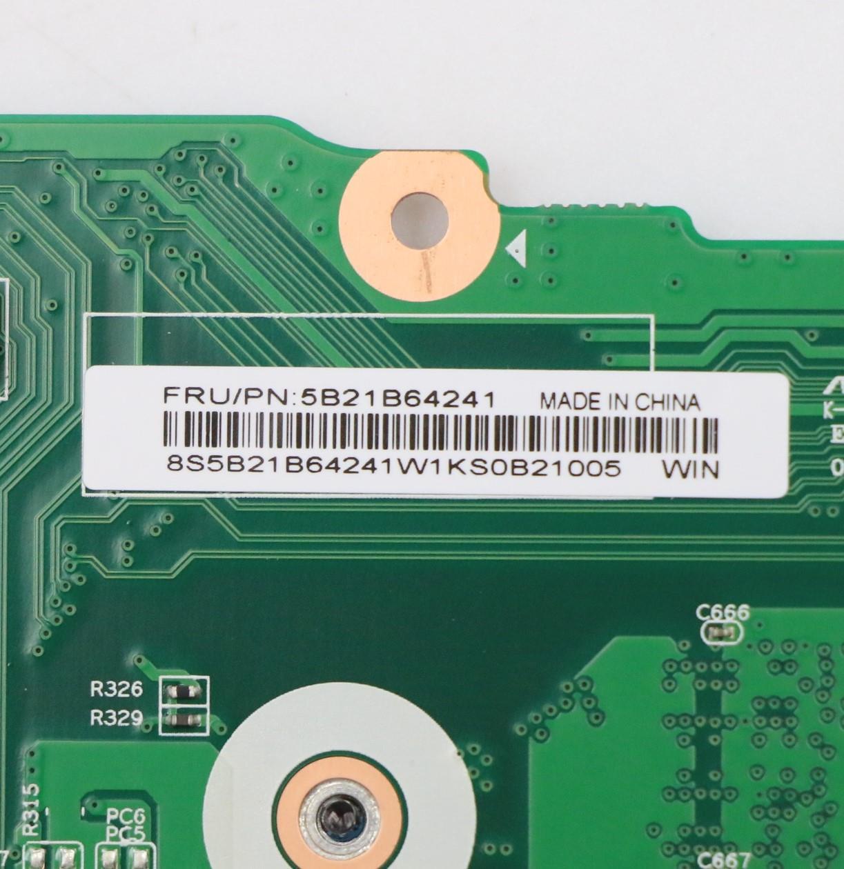 Lenovo Motherboard BDPLANAR MB, Windows, N5030 UMA, 4GB RAM, eMMC Storage - 5B21B64241