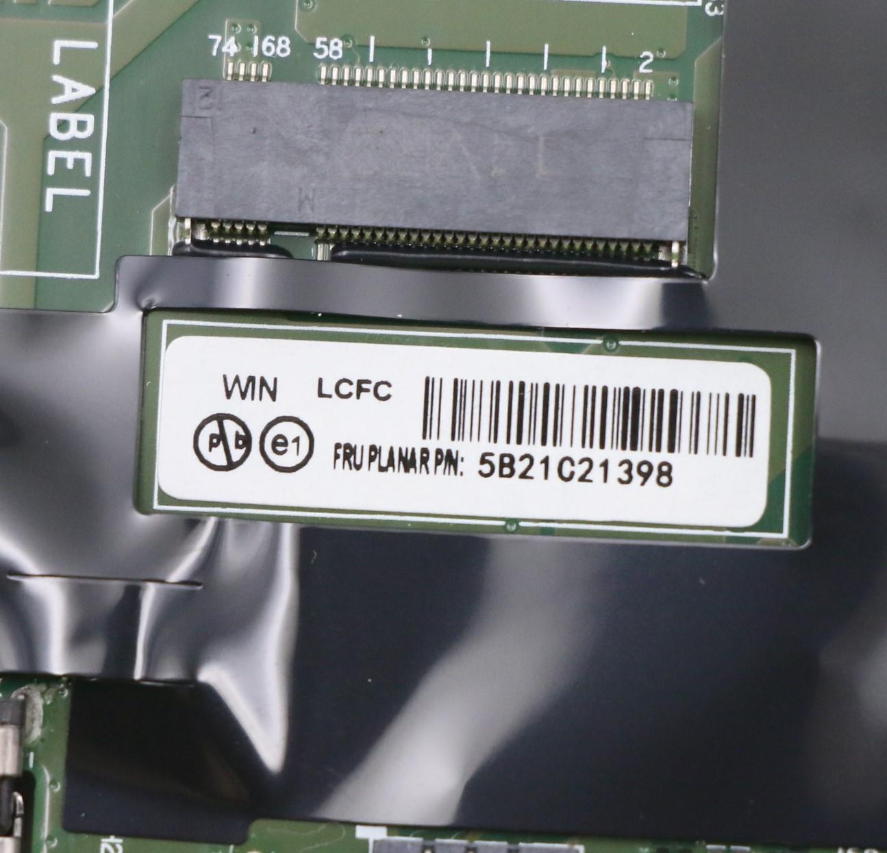 Lenovo Motherboard i5-8265U, 16GB RAM, AX201, Windows DPK - 5B21C21398