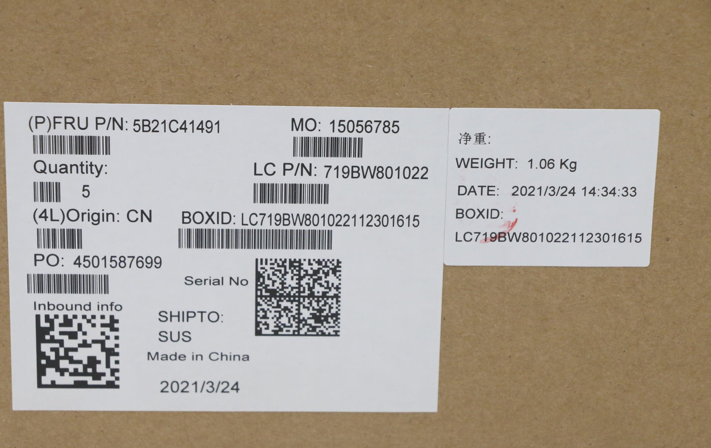 Lenovo Motherboard, i5-1135G7, 8GB RAM, TPM, Windows - 5B21C41491