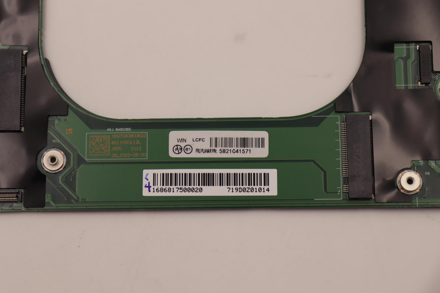 Lenovo Motherboard with i7-1260P, 16GB RAM, TPM 2.0, Windows, EI - 5B21C41571