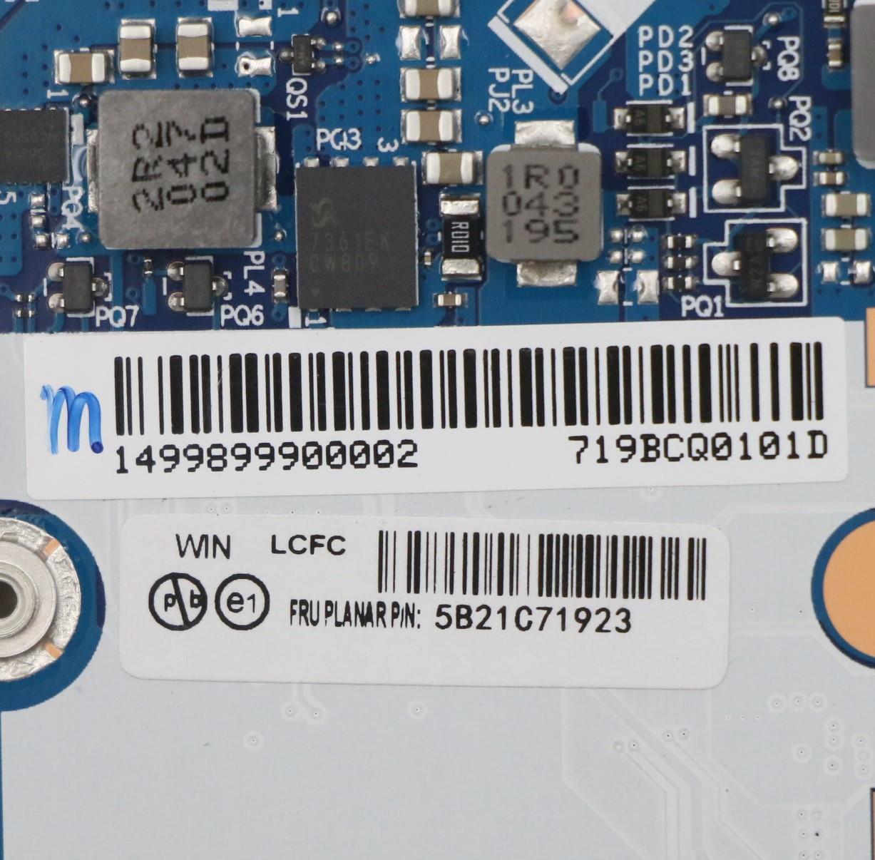 Lenovo BDPLANAR i3-1115G4 IG WIN, yTPM, yAB - 5B21C71923