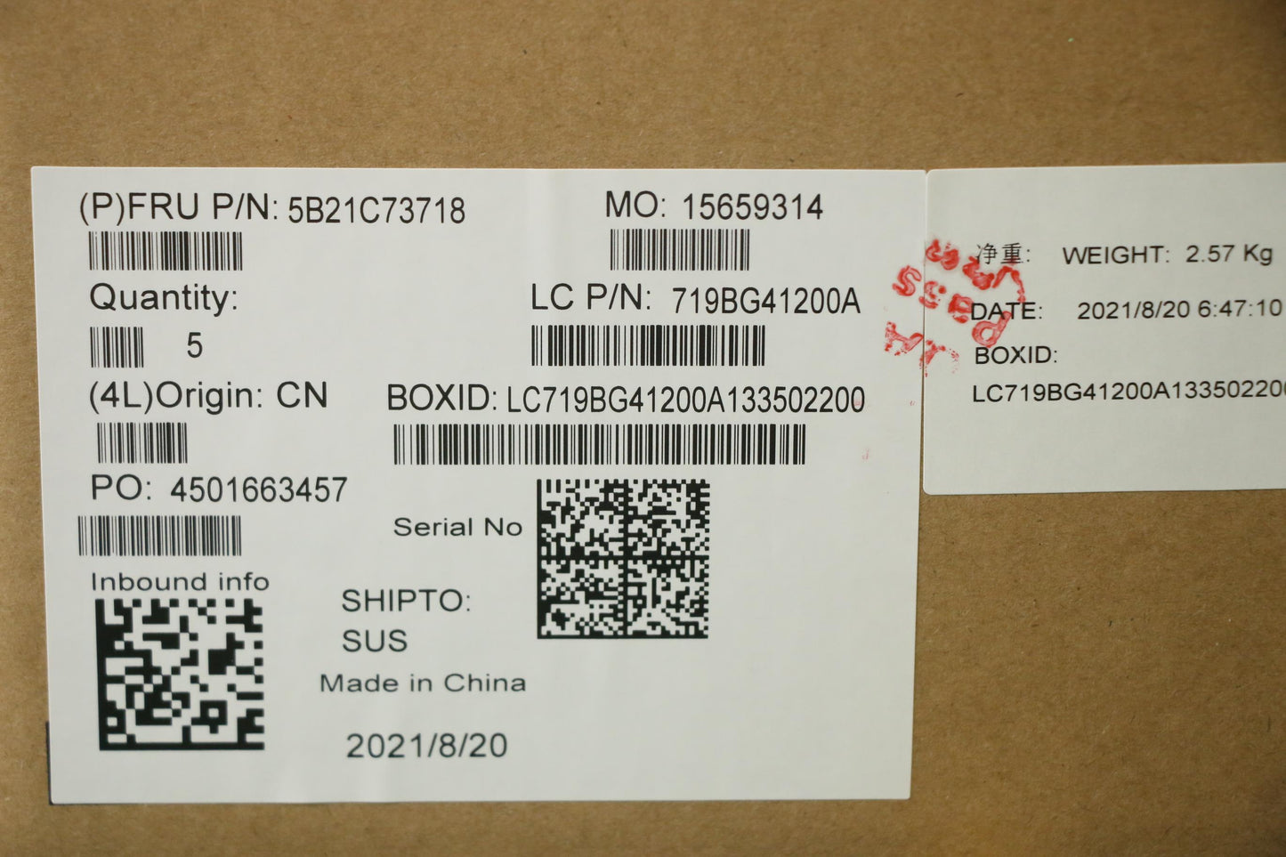 Lenovo System Board, N4020 UMA, 4GB RAM, 32GB Storage - 5B21C73718