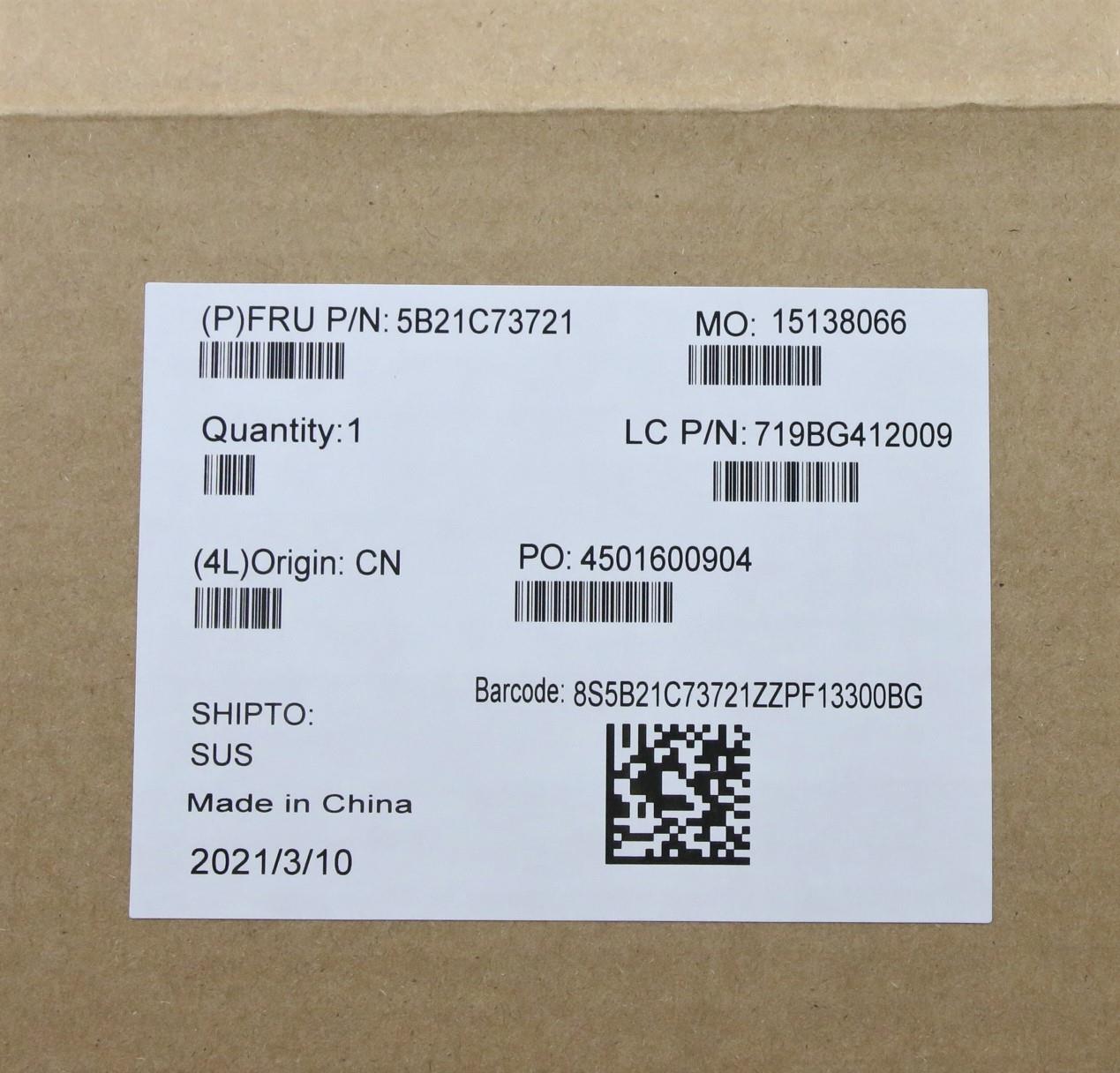 Lenovo BDPLANAR Motherboard, Intel N4020 UMA, 4GB RAM, 32GB Storage - 5B21C73721