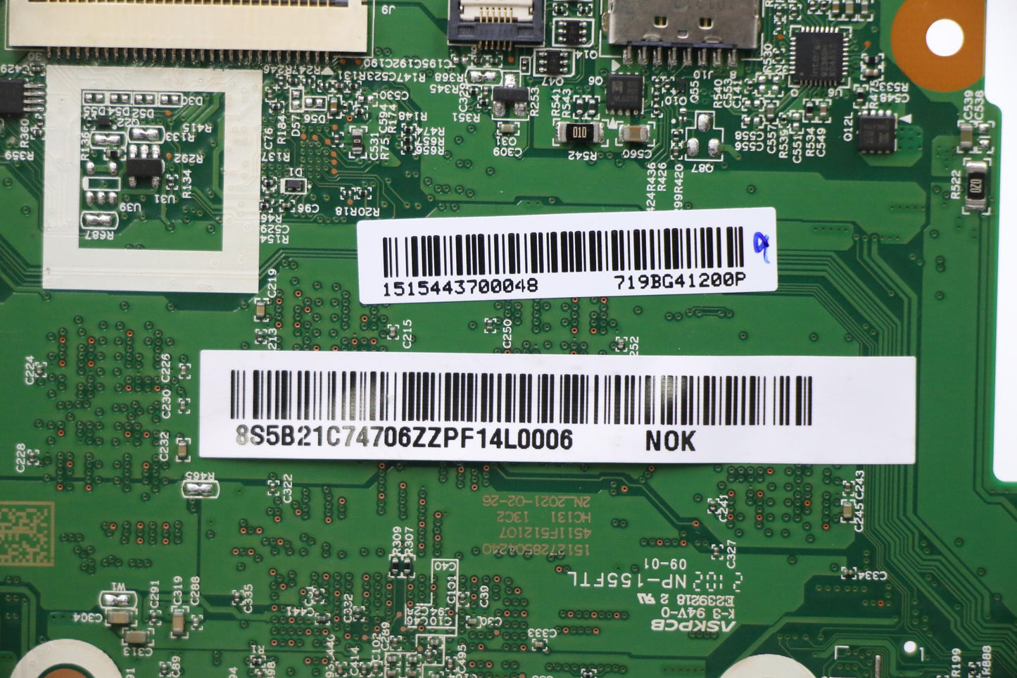 Lenovo Motherboard, N N4020, UMA, 4GB RAM, 32GB SPT5M N+N - 5B21C74706