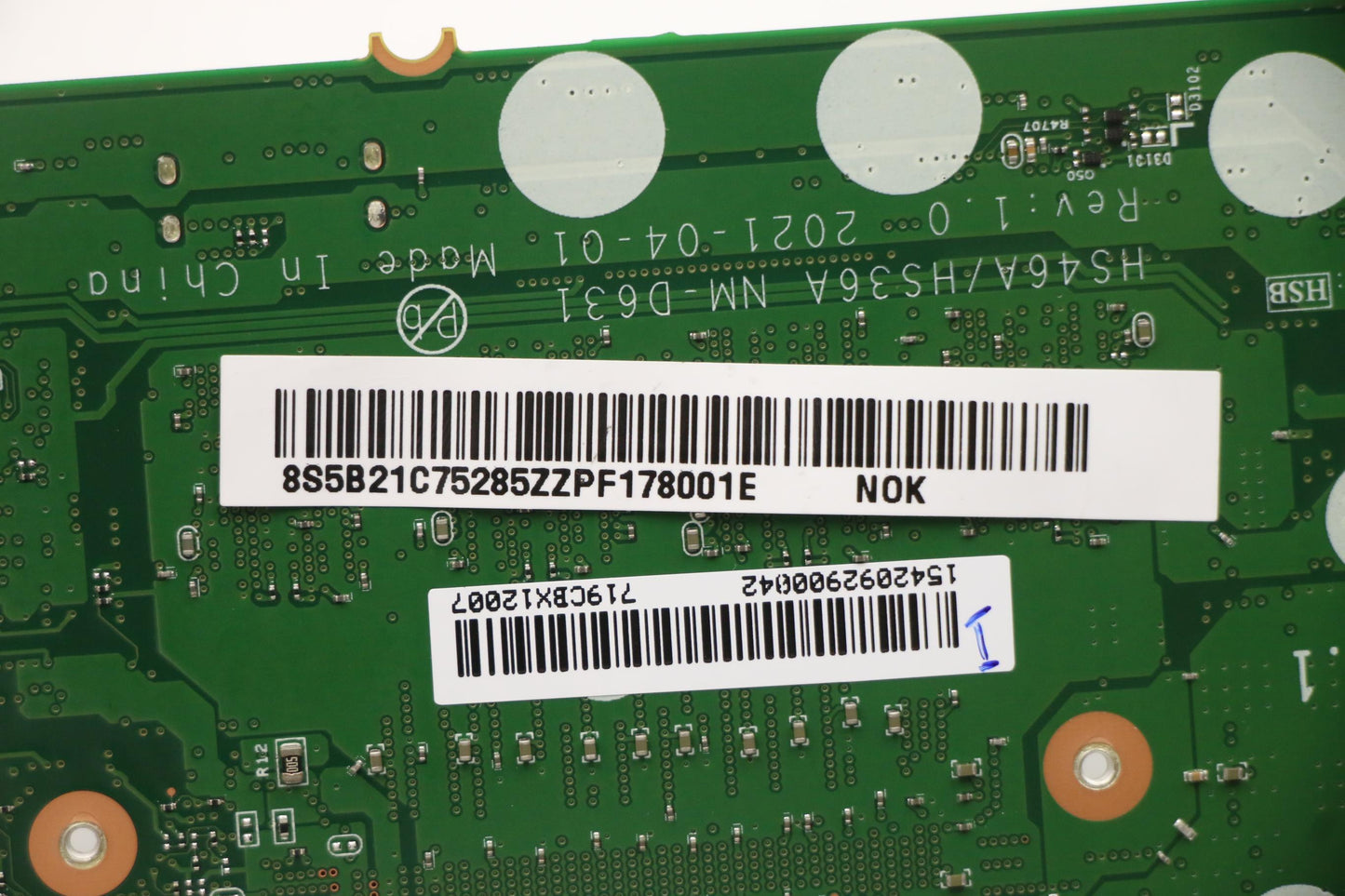 Lenovo Motherboard, with Intel i3-1115G4, 8GB, No OS, Backlight - 5B21C75285