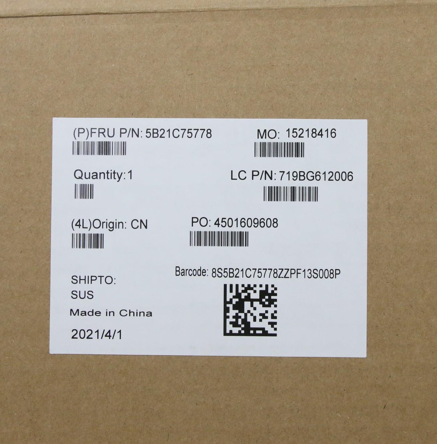 Lenovo System Board, MB81MC, N4100, UMA, 4GB, 32GB N+N - 5B21C75778