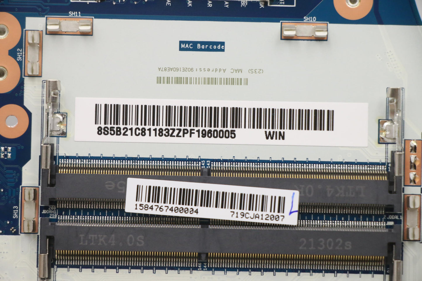 Lenovo Motherboard L82NL, i7-10750H, RTX 3050 Ti, 4GB RAM - 5B21C81183