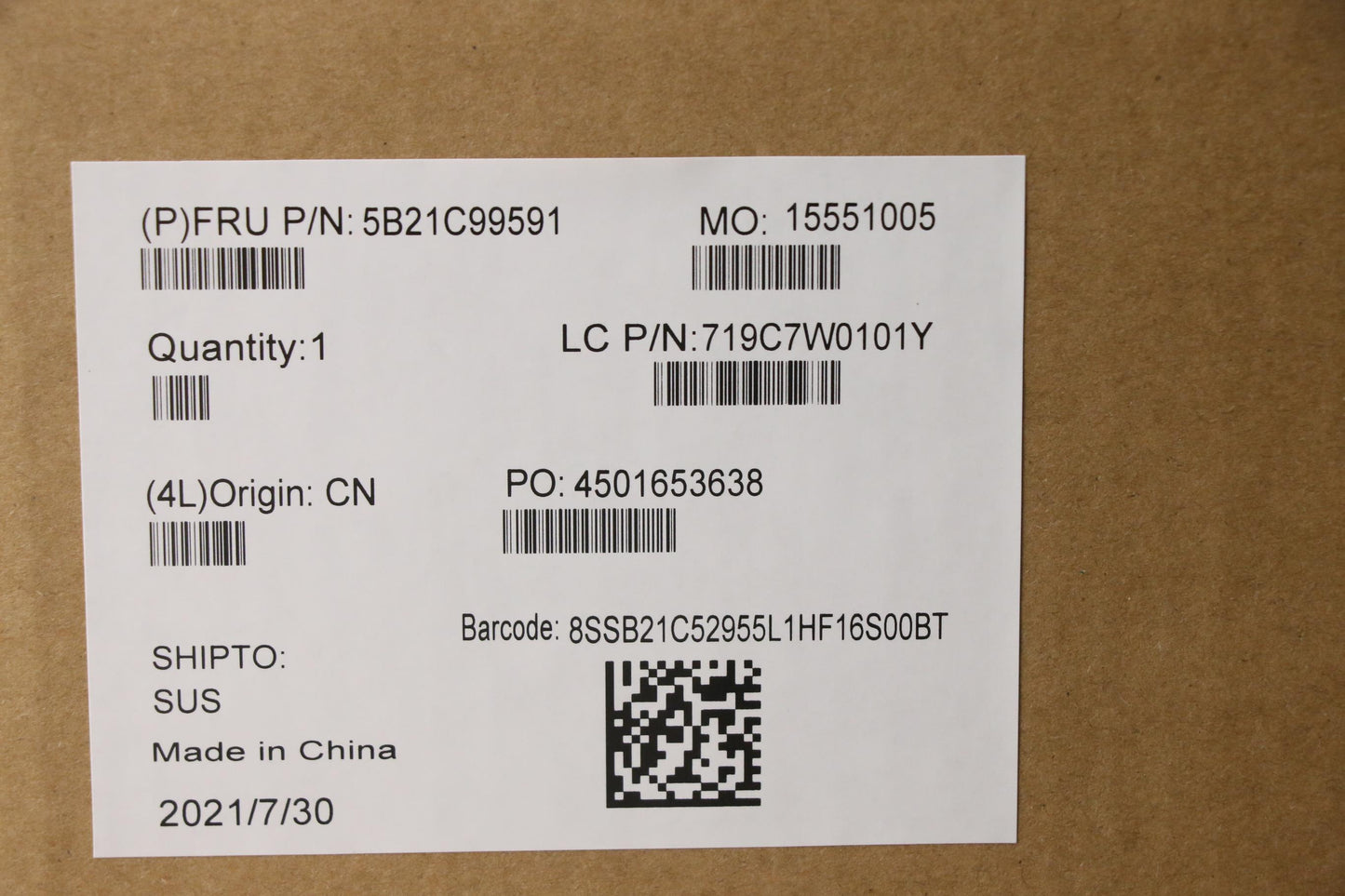 Lenovo Motherboard, Intel i9-11950H, Windows-Compatible, YTdT2 L3, YAB - 5B21C99591