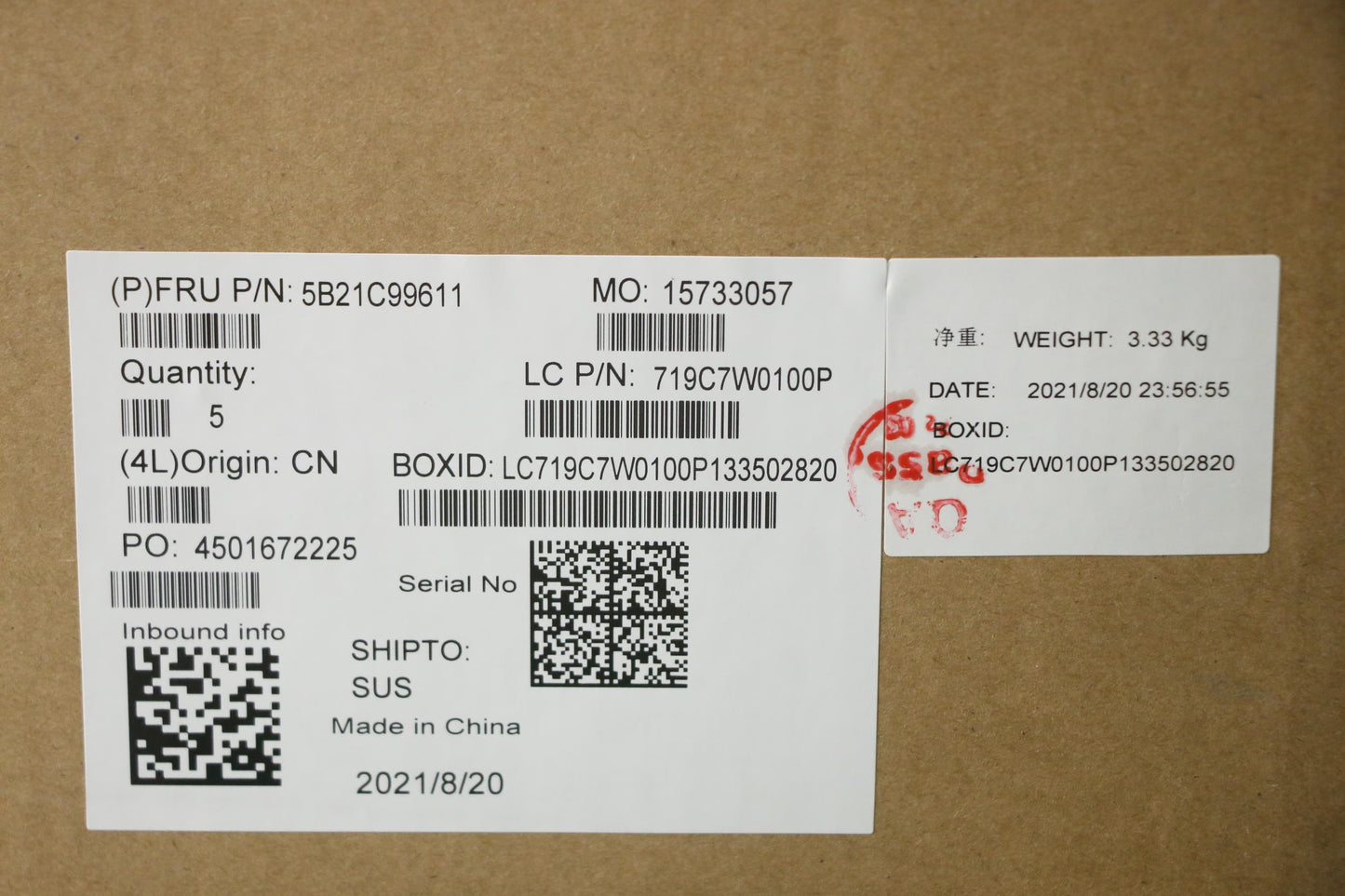 Lenovo Motherboard with W-11955M vPro for Windows - 5B21C99611