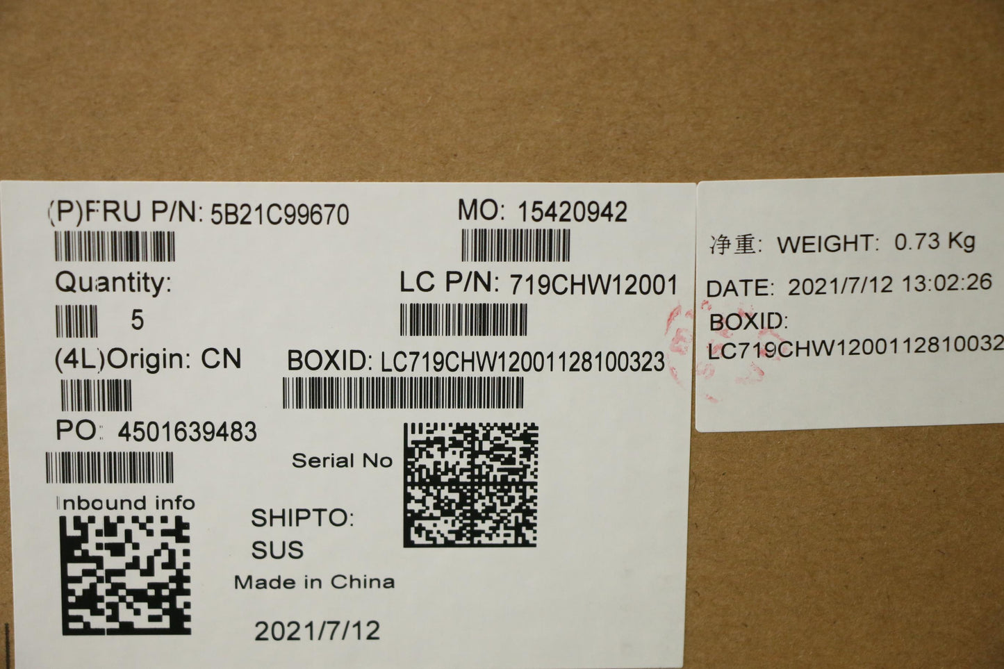 Lenovo System Board, N5100, 8GB RAM, 64GB eMMC, No Wireless, Richtek - 5B21C99670