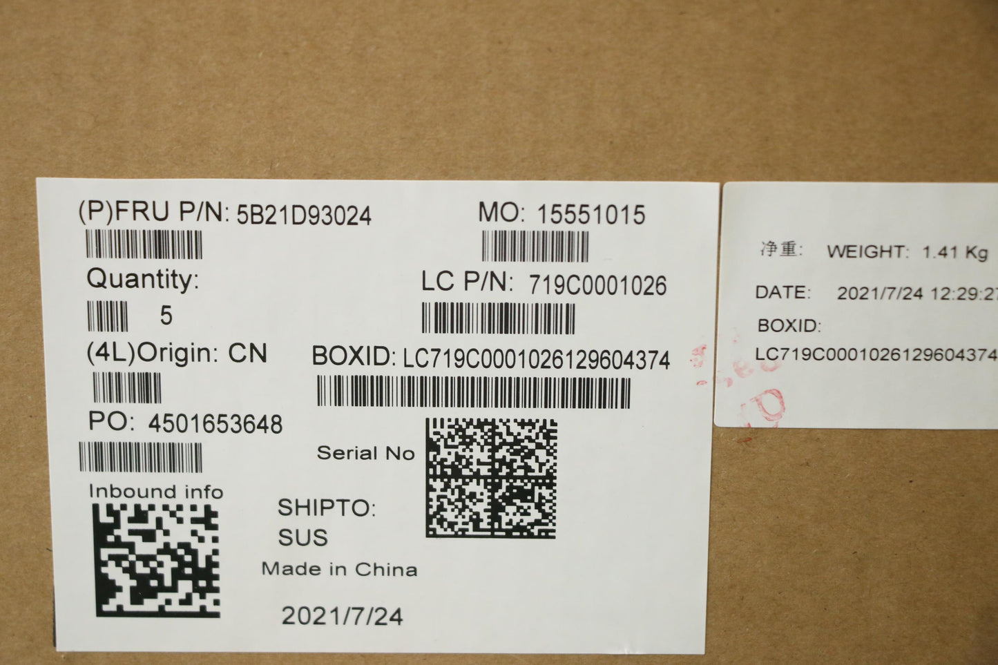 Lenovo System Board, i7-1165G7, 8G, 201, WIN, NAY dTL3 yAB - 5B21D93024