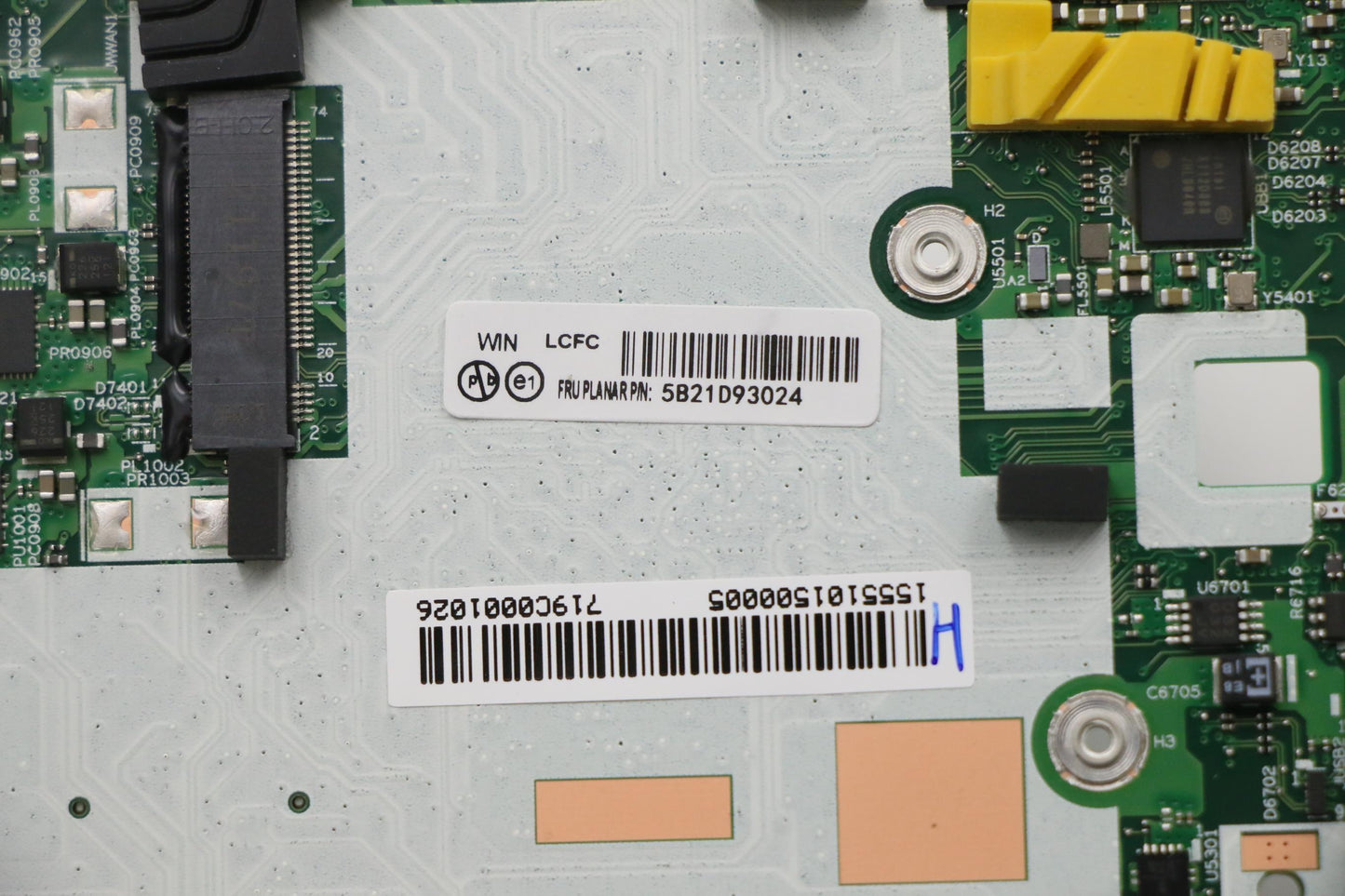 Lenovo System Board, i7-1165G7, 8G, 201, WIN, NAY dTL3 yAB - 5B21D93024