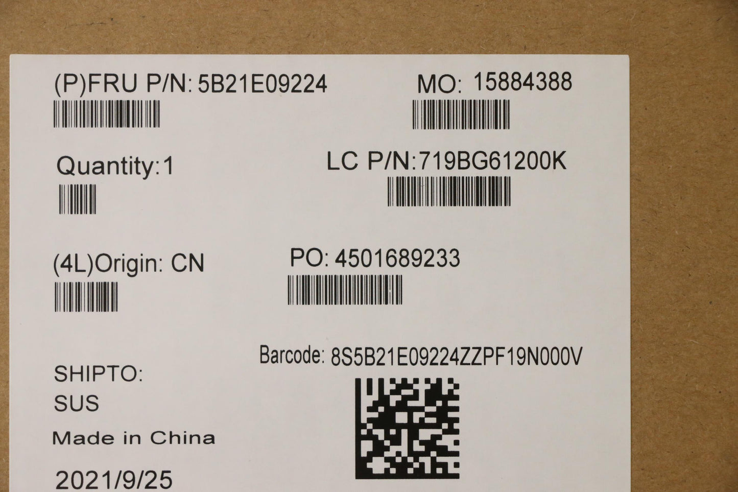 Lenovo - BDPLANAR MBL81MC NOK N4120 UMA 4G 32G NC N+N - 5B21E09224