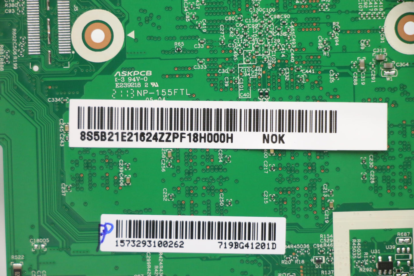 Lenovo Motherboard with Intel N4020 Processor, 4GB RAM, 32GB Storage, Soldered - 5B21E21624