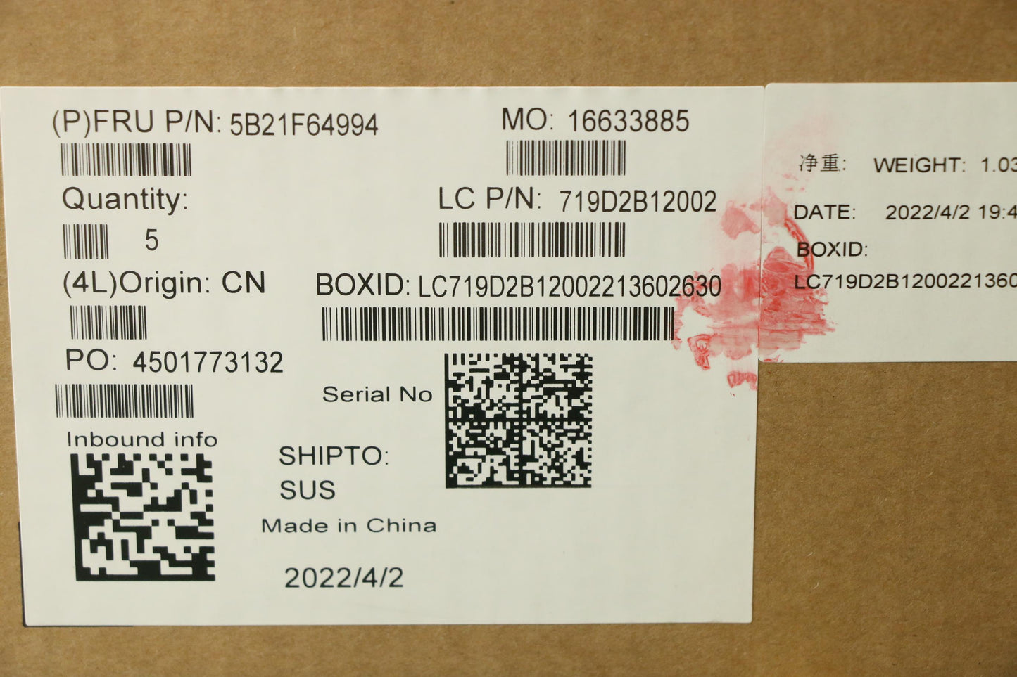 Lenovo - BDPLANAR MBL82SVWIN I7-1260P, UMA, 16GB, RM - 5B21F64994