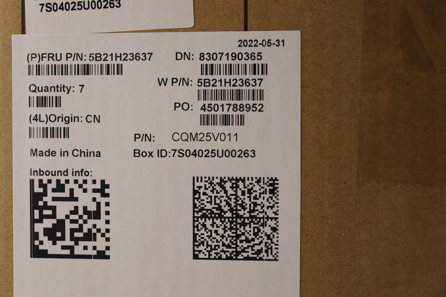 Lenovo BDPLANAR Motherboard, R7-5700U, UMA, 16GB - 5B21H23637