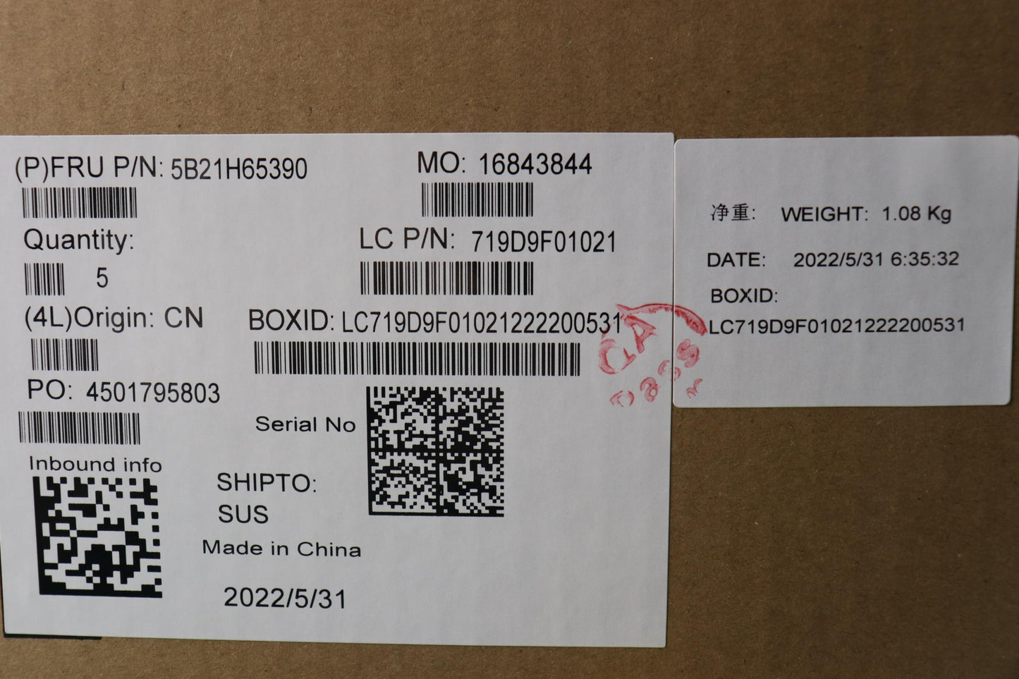 Lenovo Motherboard with i7-1270P, 32G, AX211, vPro for Windows - 5B21H65390