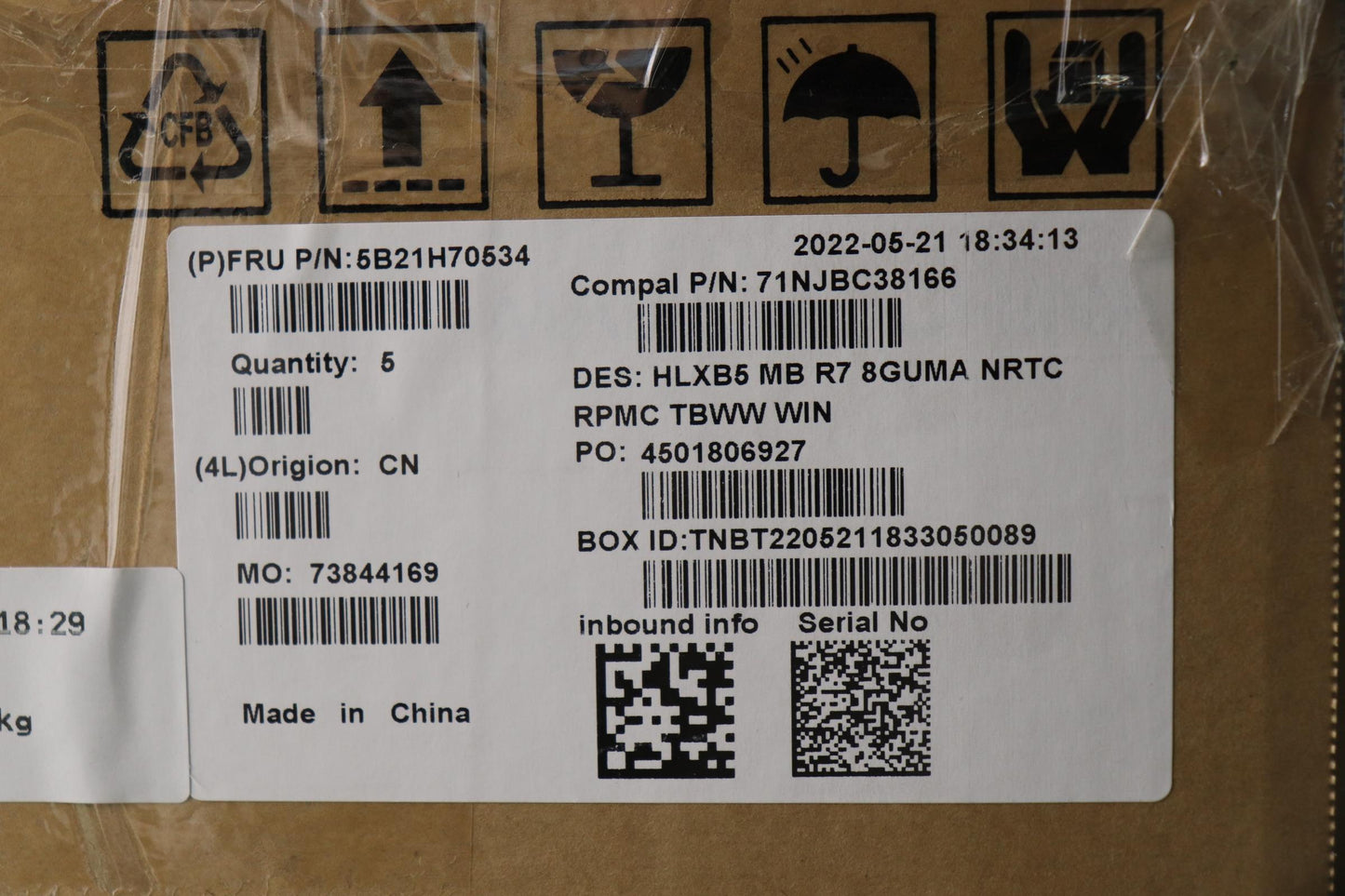 Lenovo Motherboard R7, UMA Graphics, 8GB RAM, Windows DPK - 5B21H70534