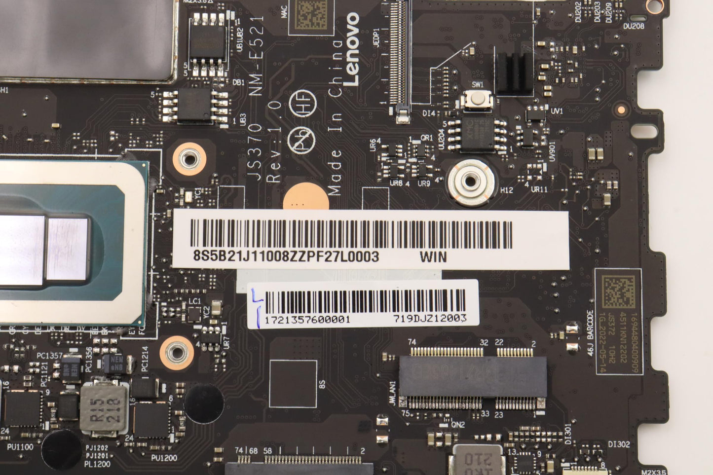 Lenovo Motherboard, i7-1260P, UMA, 16GB RAM, Windows RM - 5B21J11008