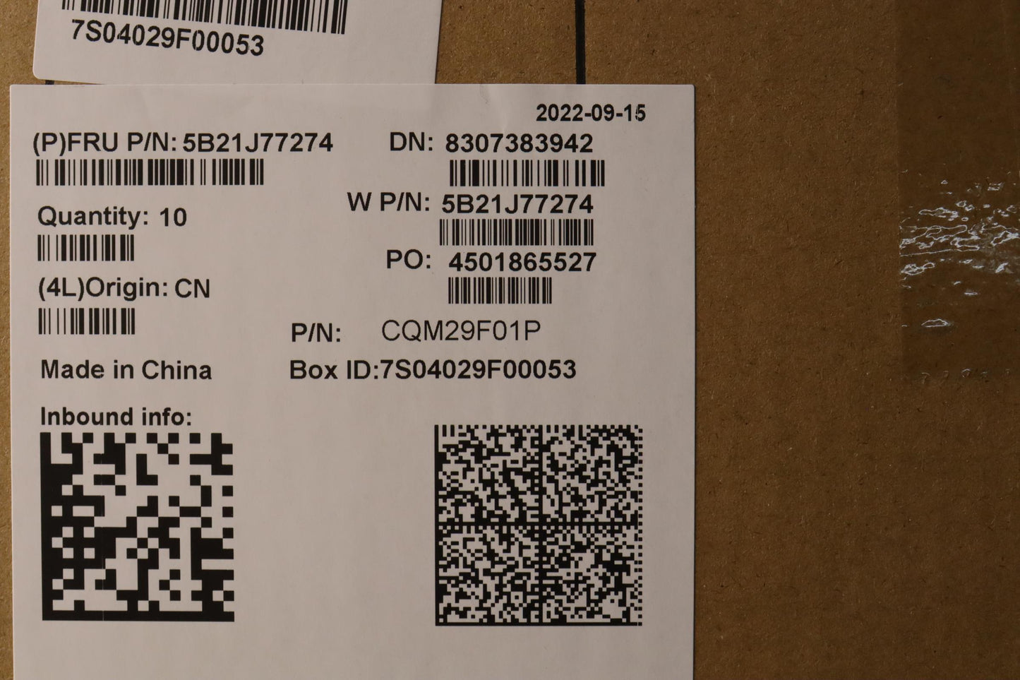 Lenovo Motherboard with R5 5625U, 8GB RAM, TPM, Windows - 5B21J77274