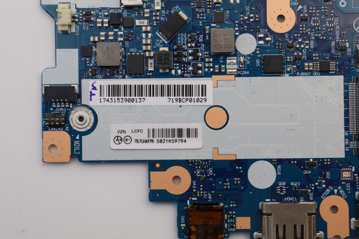 Lenovo System Board, i3-1115G4, UMA, WIN, TPM, Y-ABS - 5B21K59794