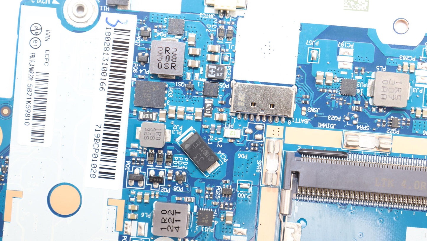 Lenovo Motherboard BDPLANAR, i7-1165G7 Iris, Windows, TPM Enabled, ABS - 5B21K59810