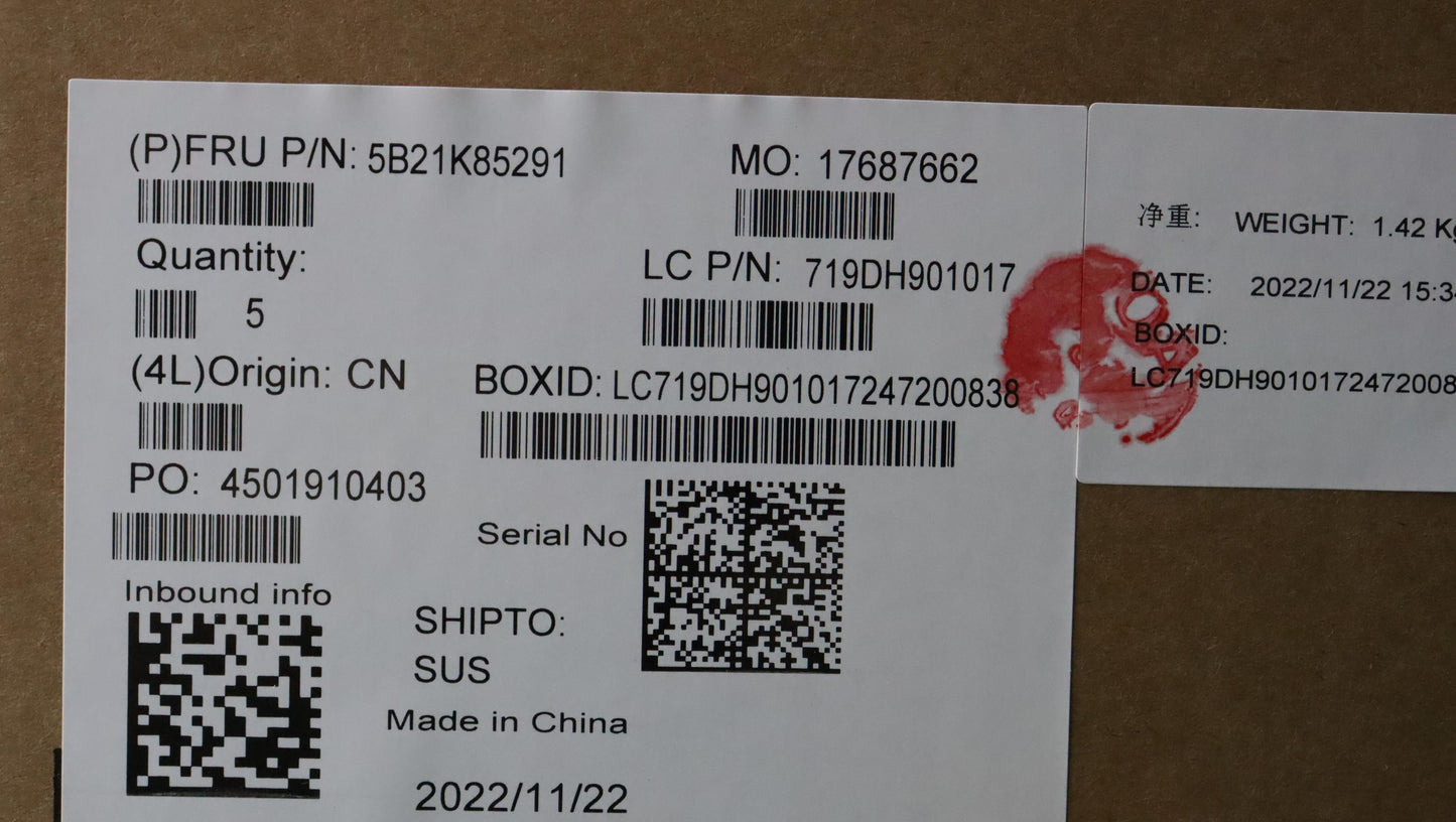 Lenovo Motherboard, i5-1235U, XeG8G, Windows, NA, YTdT2, yAB - 5B21K85291