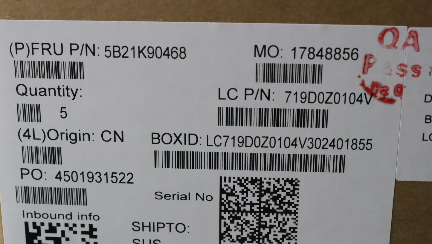 Lenovo Motherboard, Intel i7-1280P, 32GB RAM, AMT, TPM 2.0, Enhanced Integration - 5B21K90468