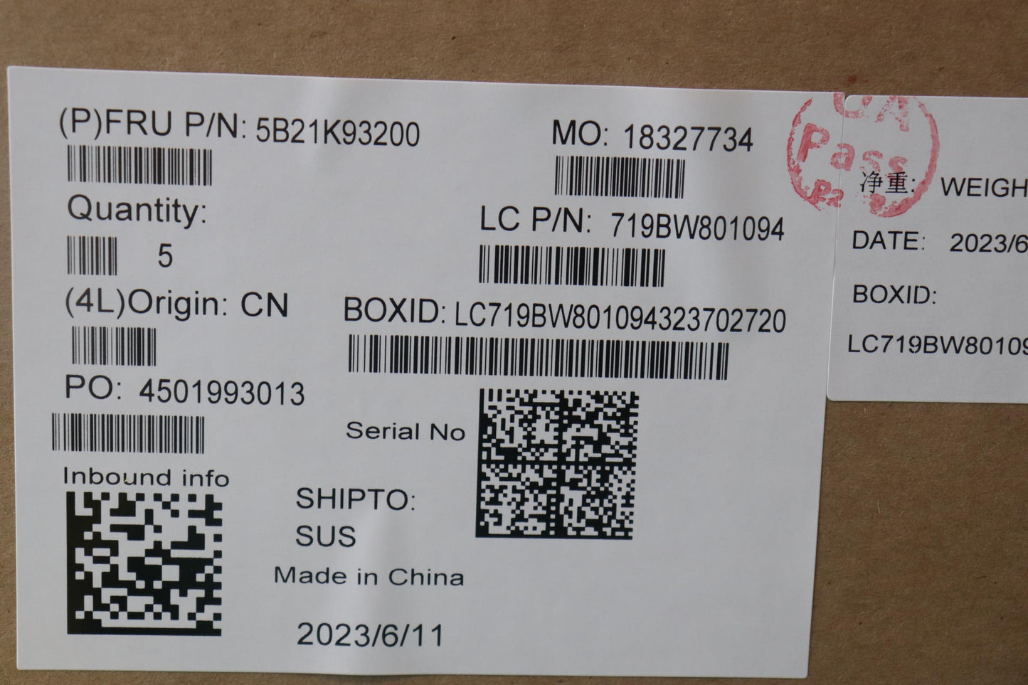 Lenovo Motherboard i5-1135G7, 8GB RAM, Windows - 5B21K24779