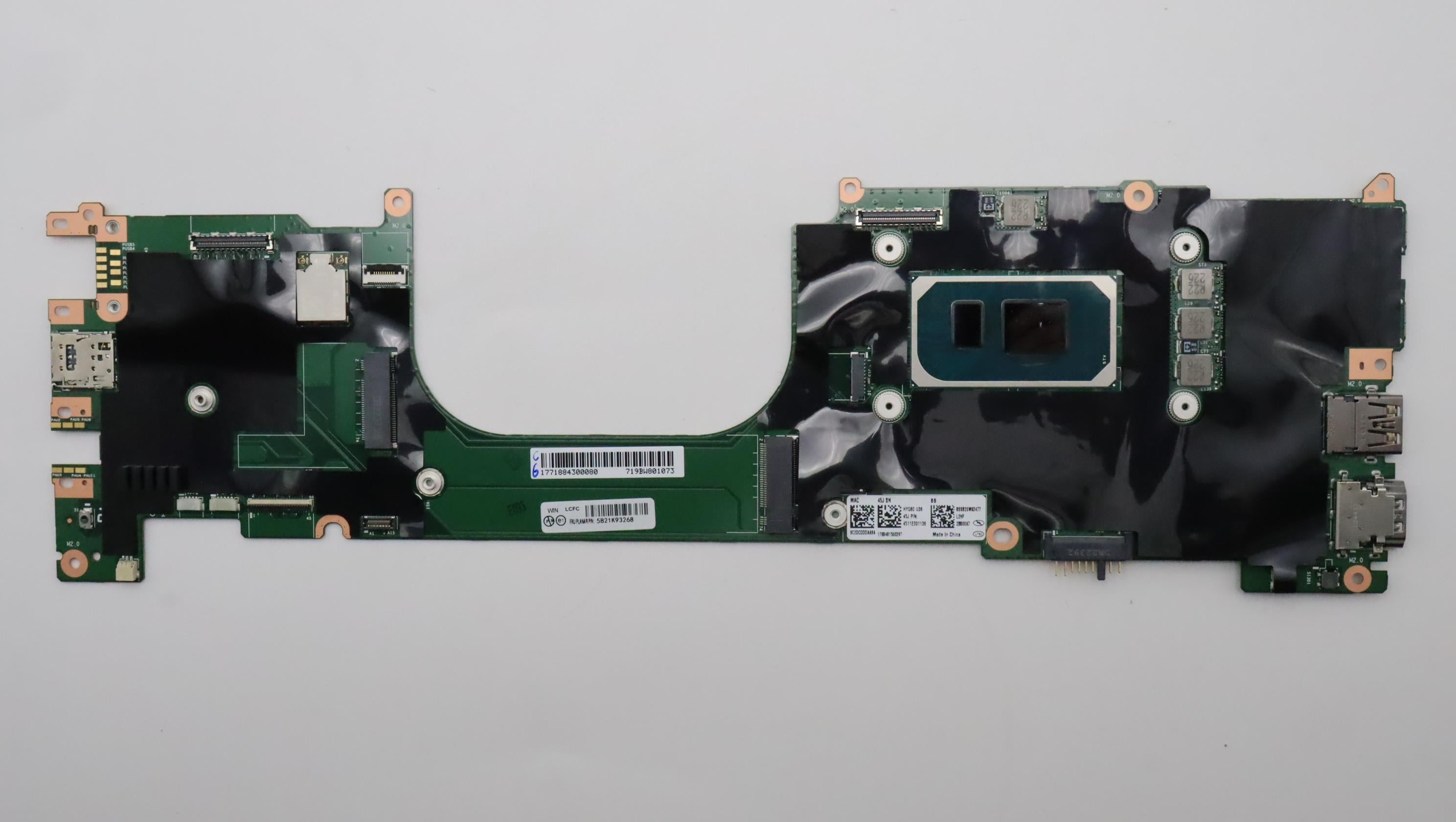 53-No-28ページ Lenovo Motherboard, Lenovo, Intel i5-1145G7, 16GB RAM, AMT, TPM