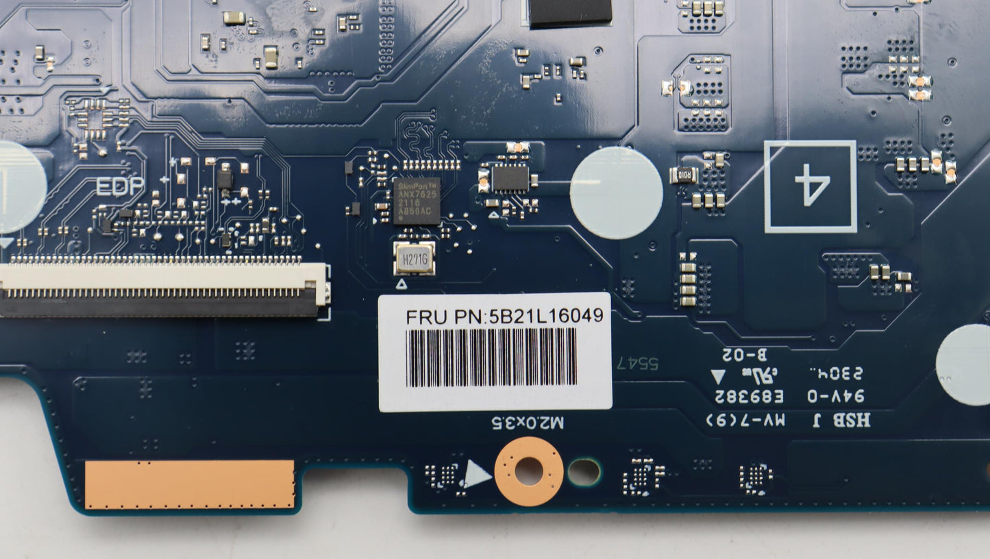 Lenovo System Board, G4 MT8186, IG + 4G + 32G - 5B21L16049