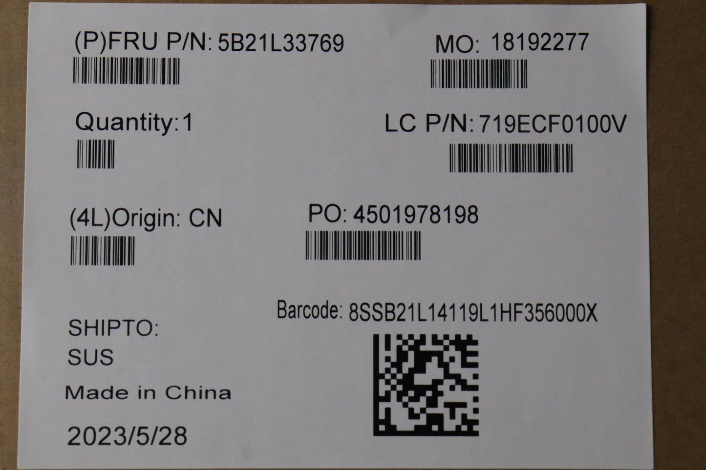 Lenovo Bdplanar I7-1355U16Gwin Na Yab - 5B21L33769