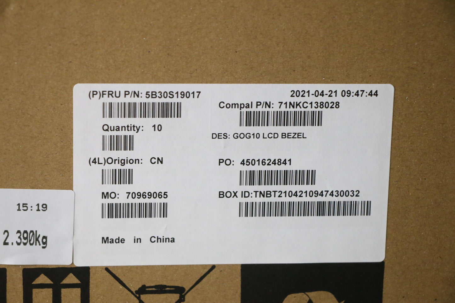 Lenovo LCD Bezel C 82K1 - 5B30S19017