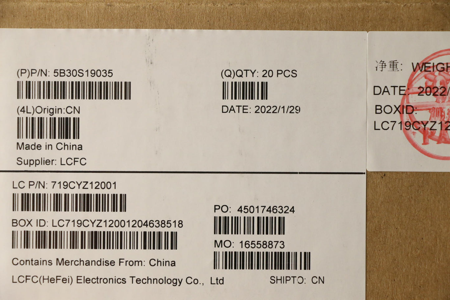 Lenovo LCD Bezel - 5B30S19035