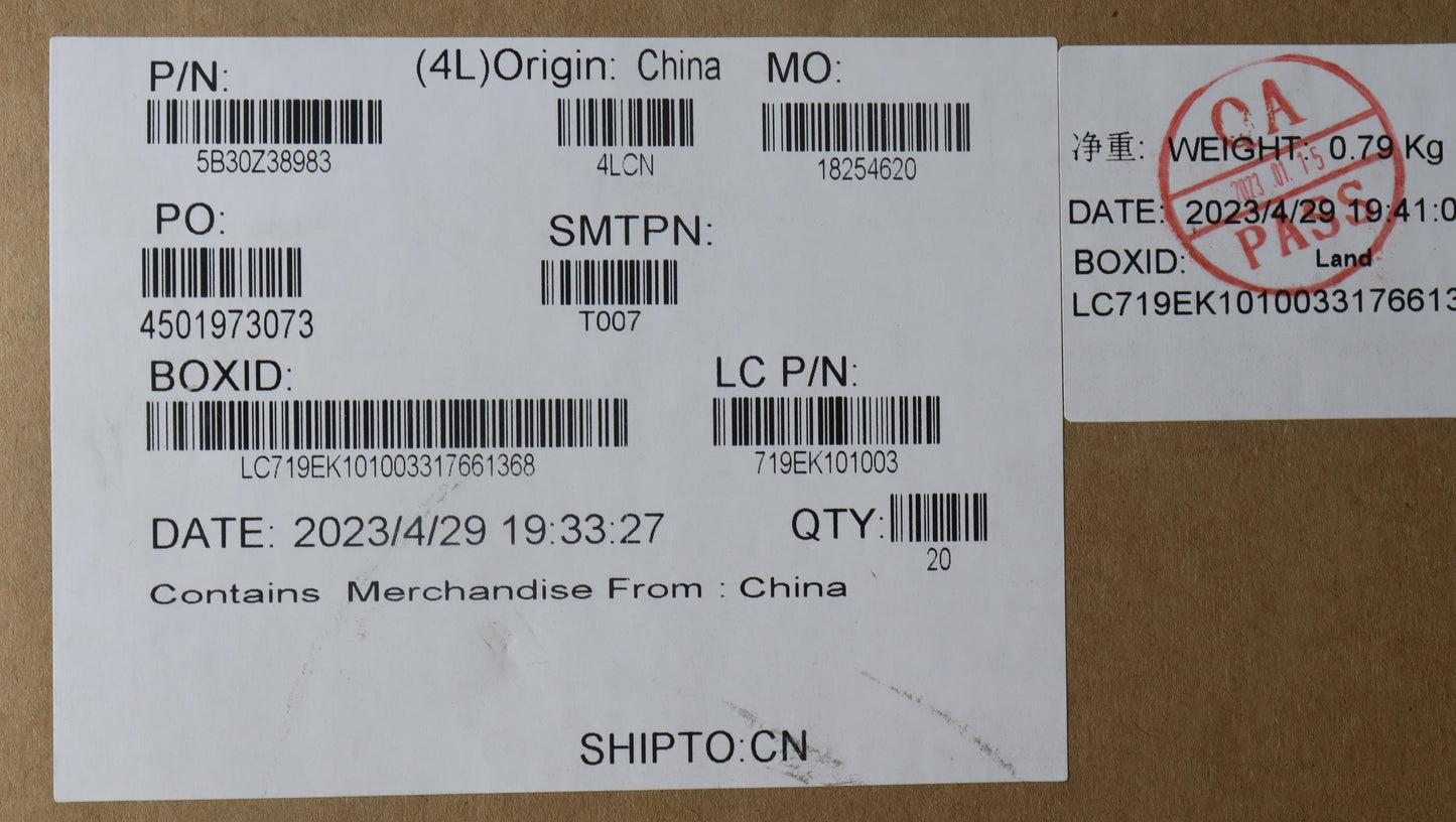 Lenovo KT6D0 B Cover 5M Sub Assembly - 5B30Z38983