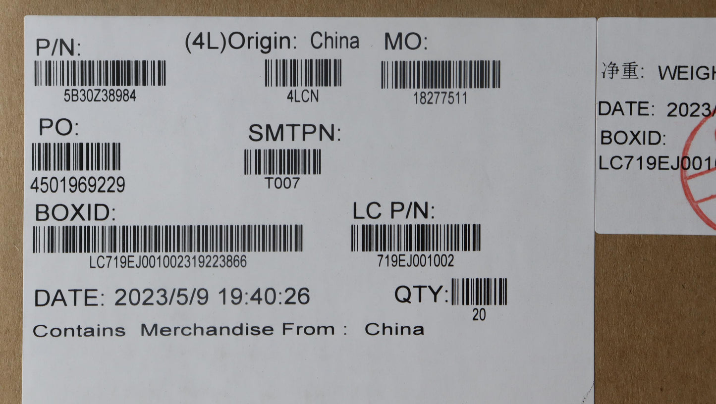 Lenovo Sheet Assembly, KT6D0_B, 5M - 5B30Z38984