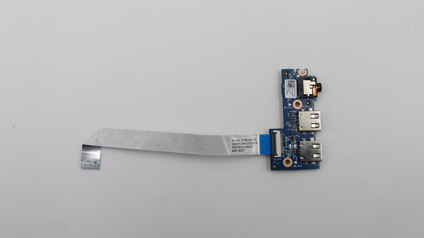Lenovo USB Board with FFC Cable, 24-Pin, L 80R9 - 5C10K69433