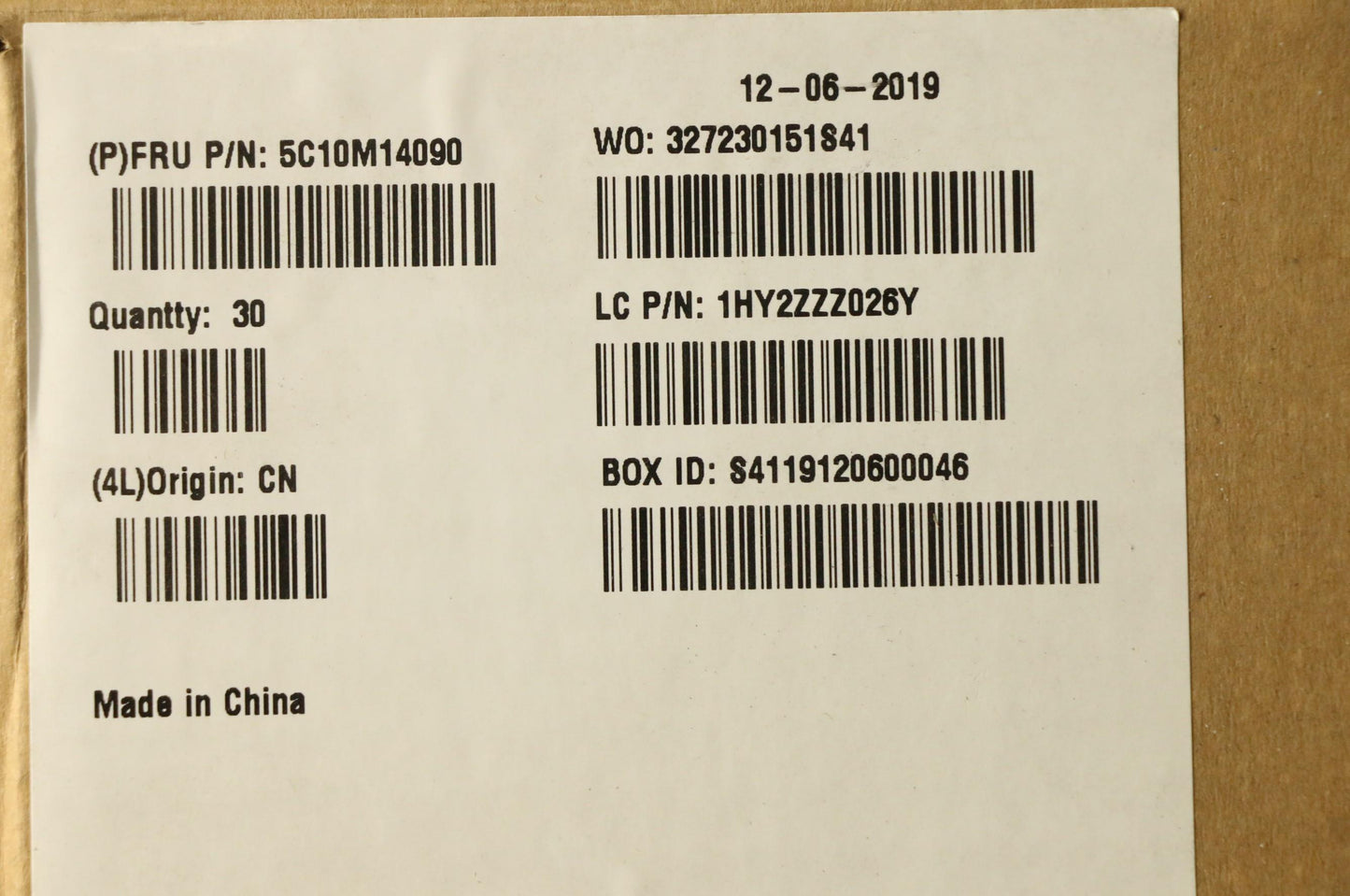 Lenovo Ct Cables Internal - 5C10M14090