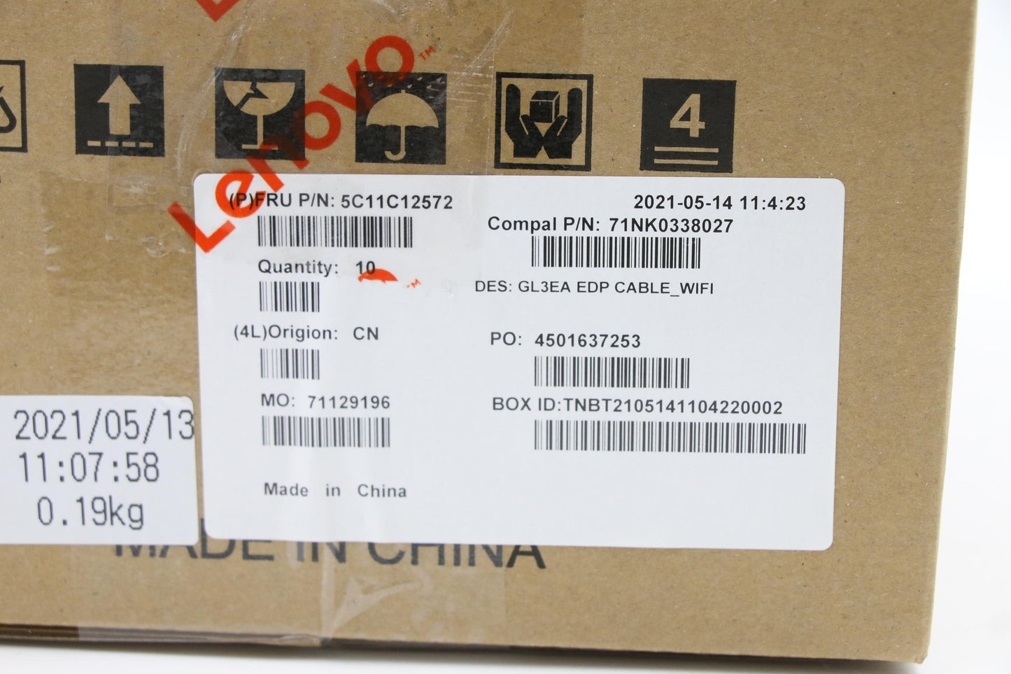 Lenovo LCD Cable for WIFI, FRU - 5C11C12572