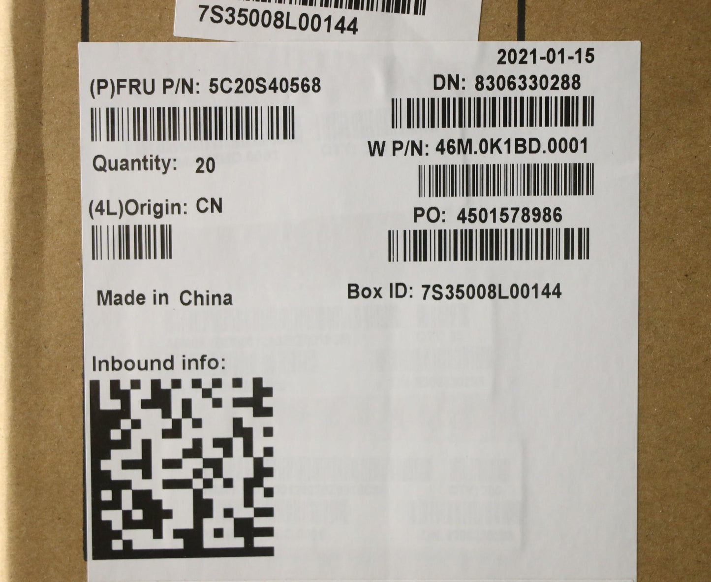 Lenovo - Camera, with Microphone Board - 5C20S40568