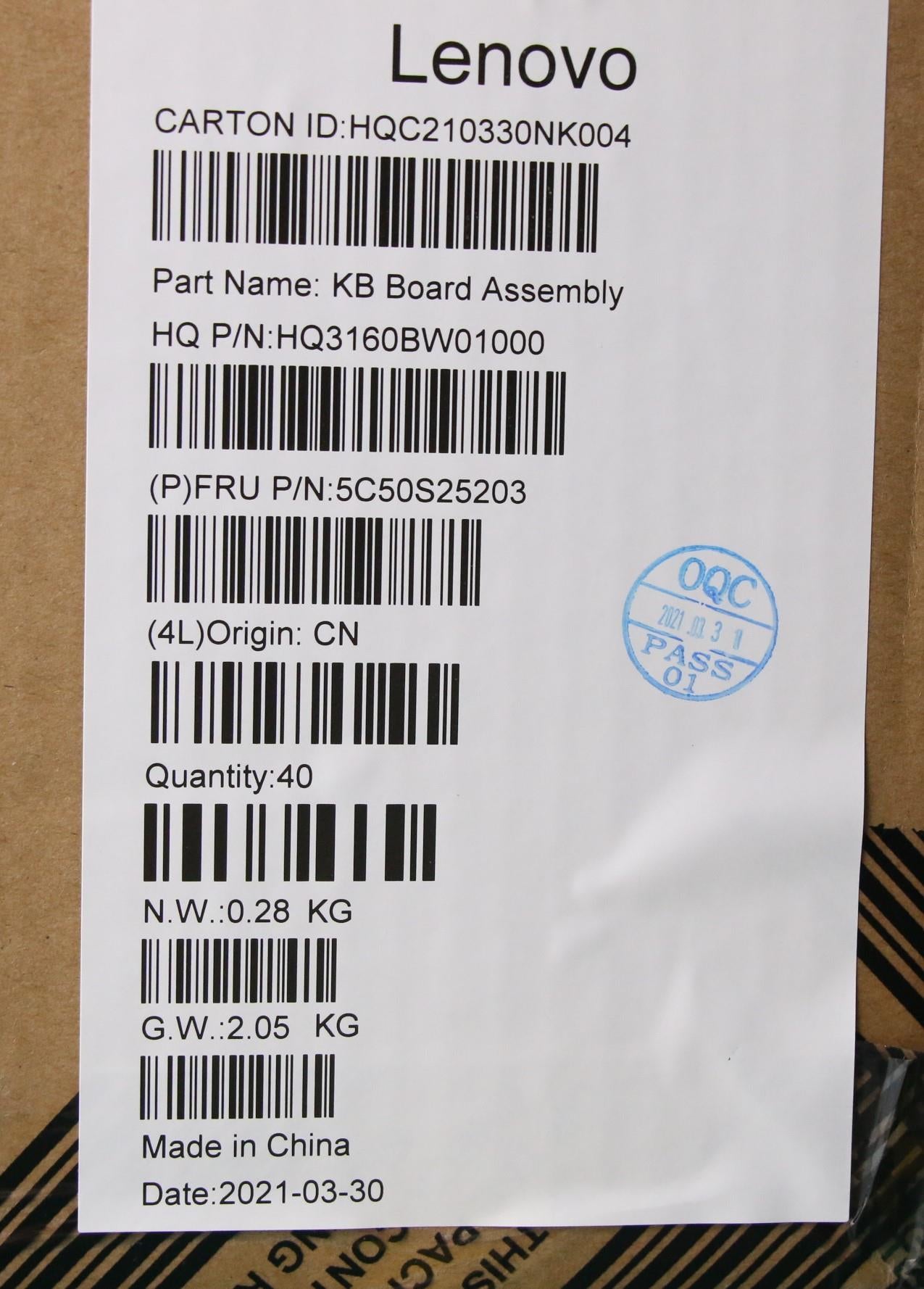 Lenovo USB Board H 82L9 - 5C50S25203