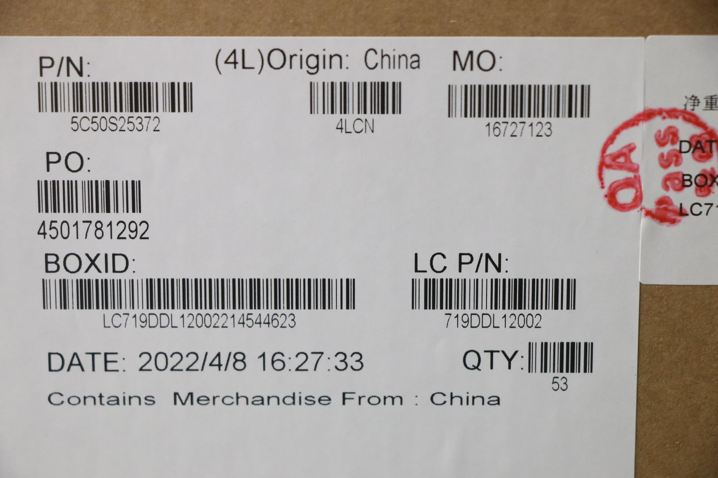 Lenovo Power Board L 81QG - 5C50S25372