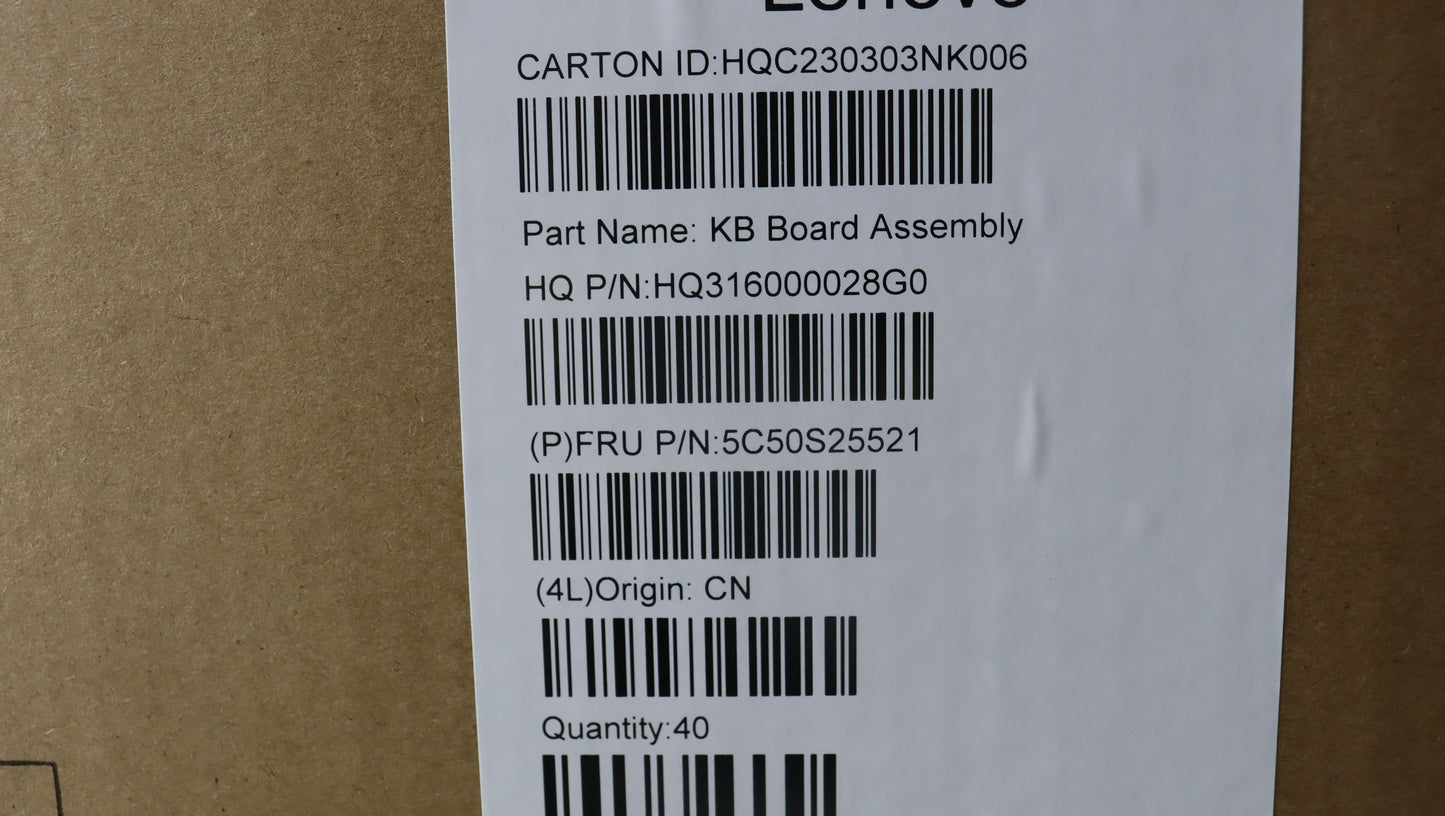 Lenovo Cardpop Usb Board H 82Yn W/Myl - 5C50S25521