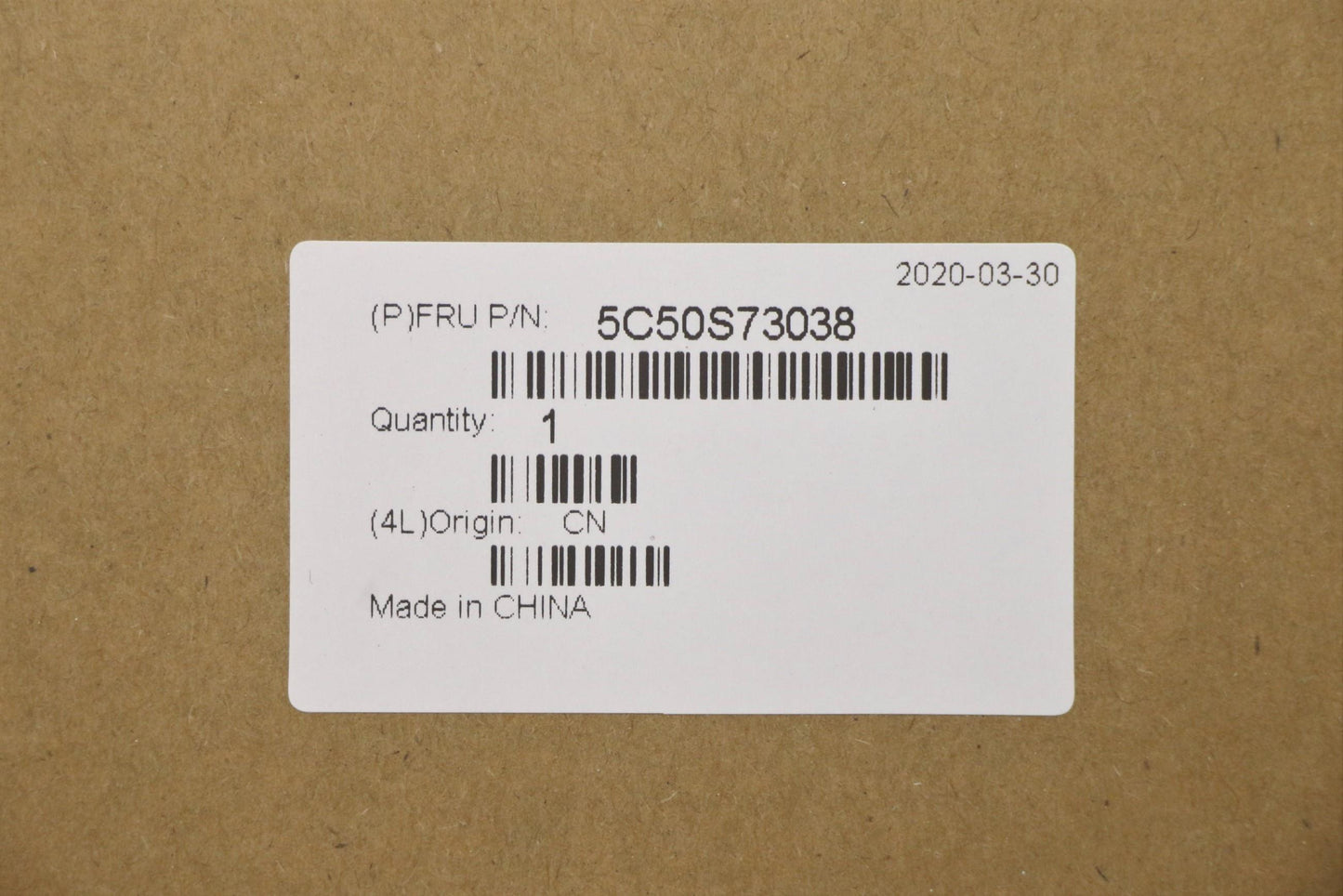 Lenovo Cards Misc Internal; Usb, Audi - 5C50S73038