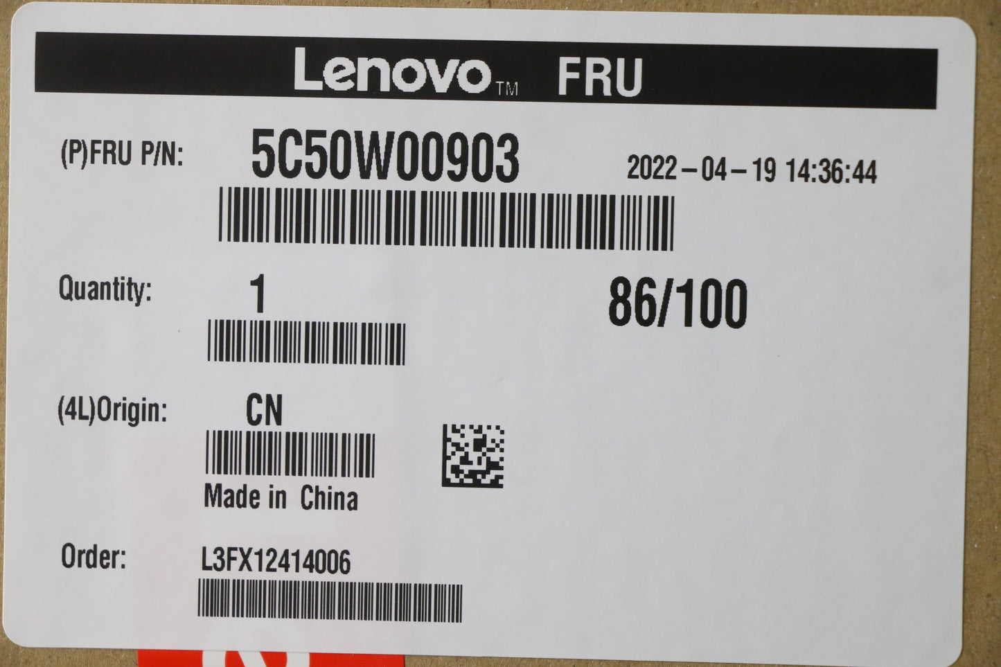 Lenovo Tiny8 BTB DisplayPort Card - 5C50W00903